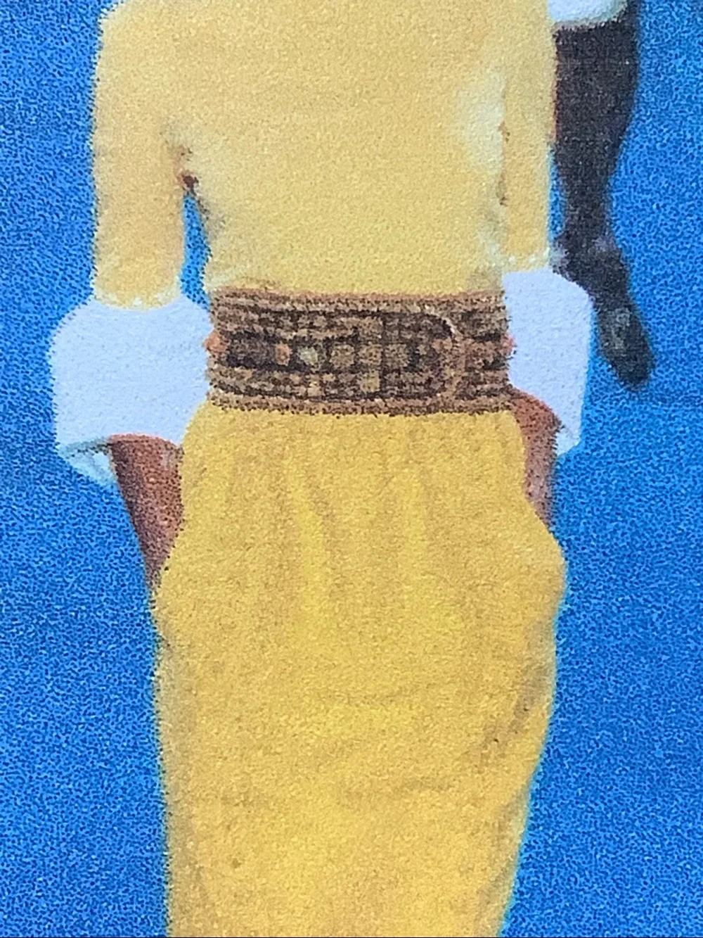 Rare Runway 2005 YSL Wooden Beaded Belt